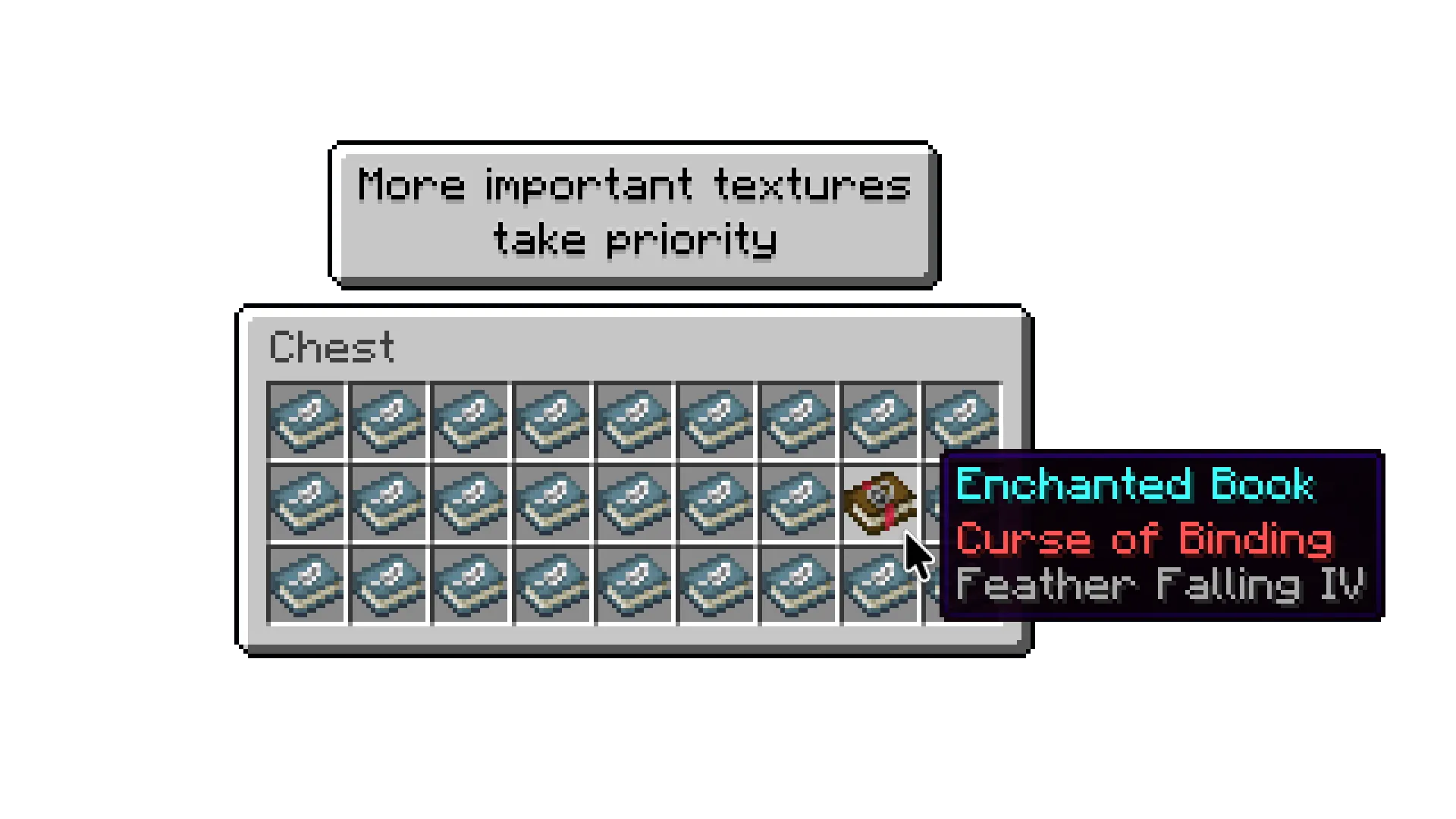 Enchanted Books: Re-covered, Текстуры, Minecraft