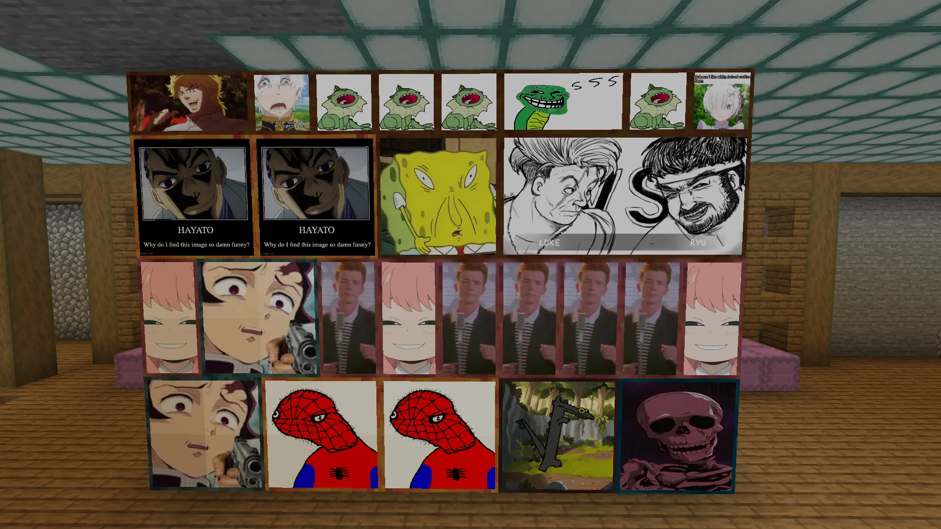 Memecraft, Текстуры, Minecraft