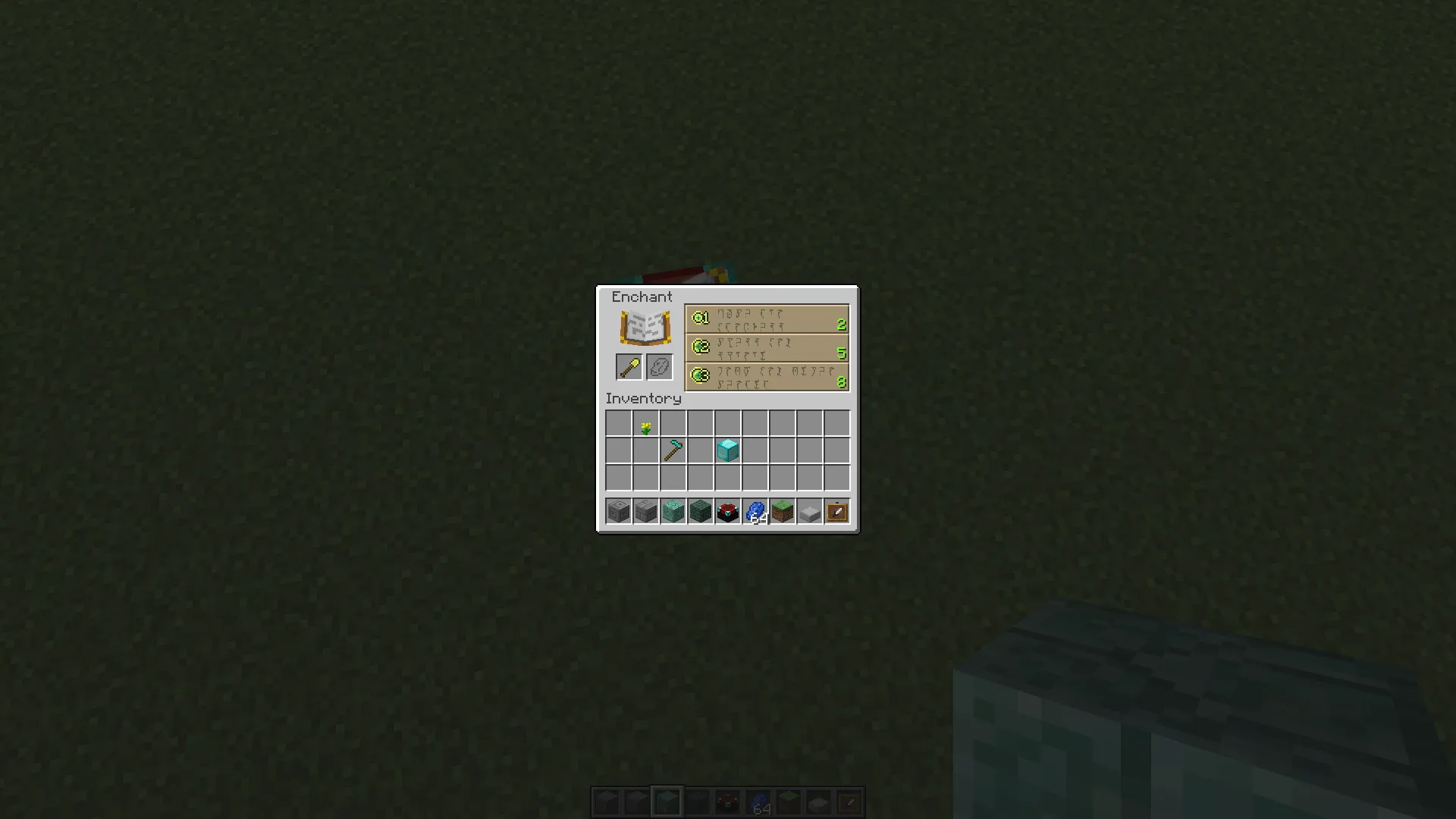 Daedric language enchanting table, Текстуры, Minecraft
