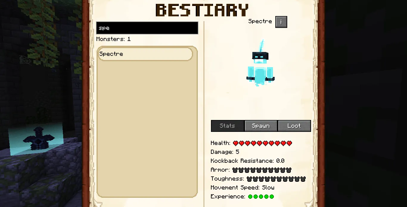 Modestiary, Дата-паки, Minecraft