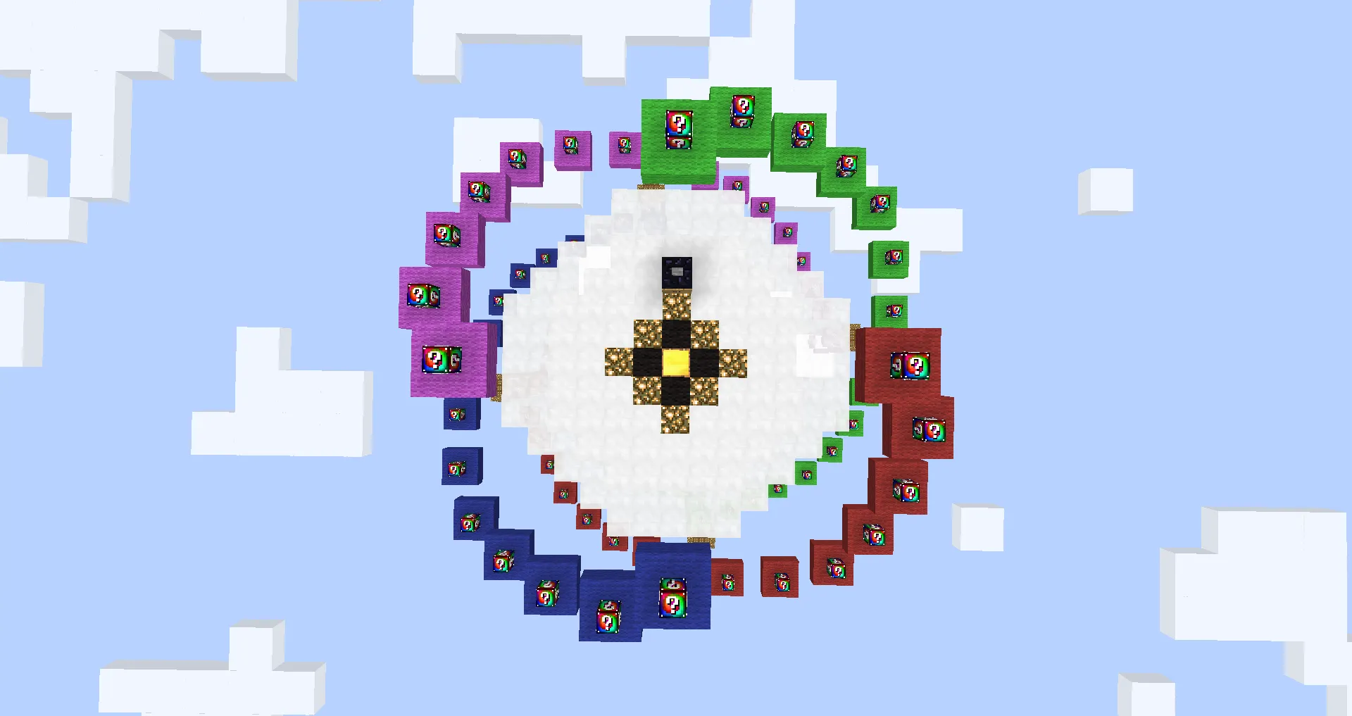 The Luckiest Block - Lucky Block Race Map, Карты, Minecraft