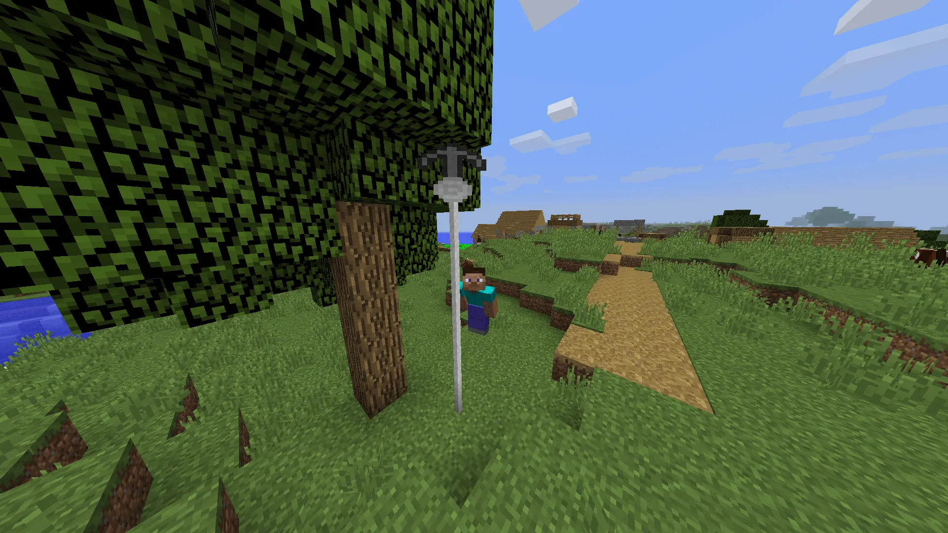 Nanex's Grappling Hook — скриншот 2 (Моды, Minecraft)