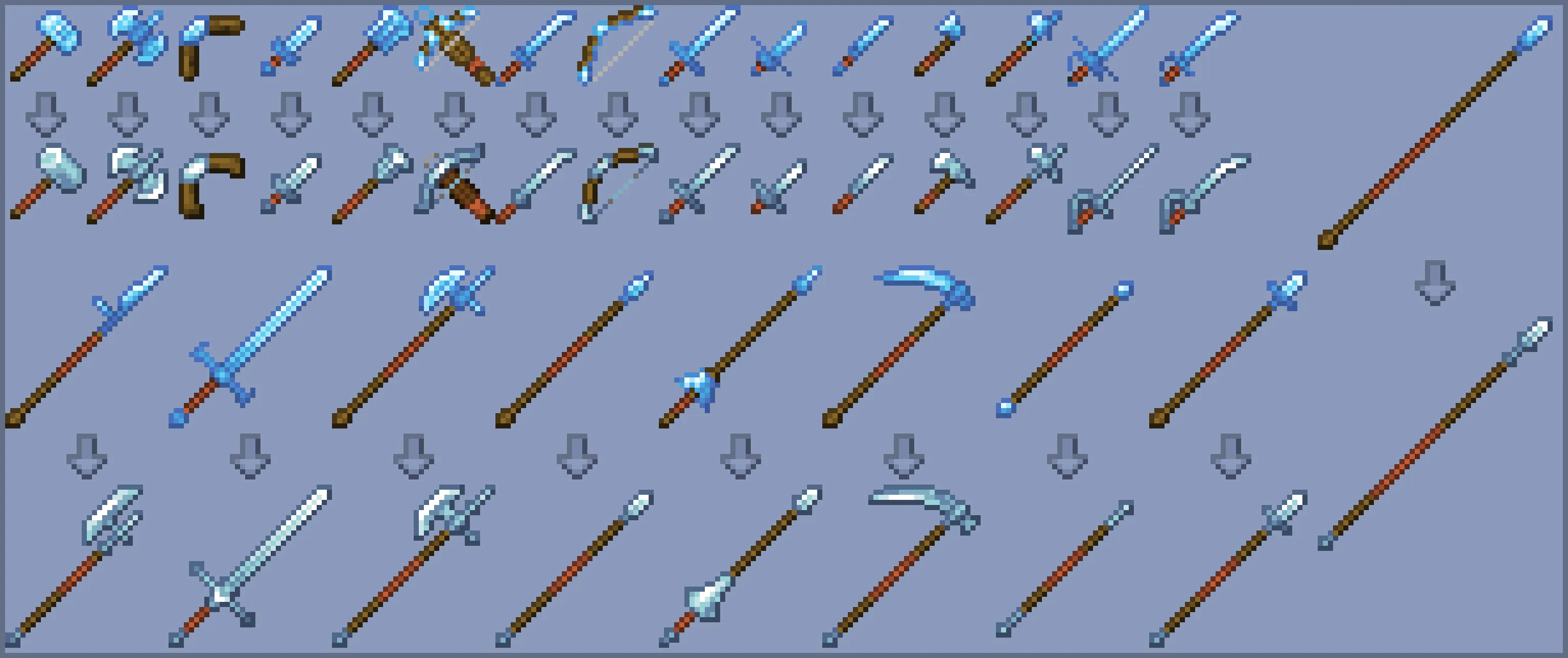 Spartan Weaponry Retexture, Текстуры, Minecraft