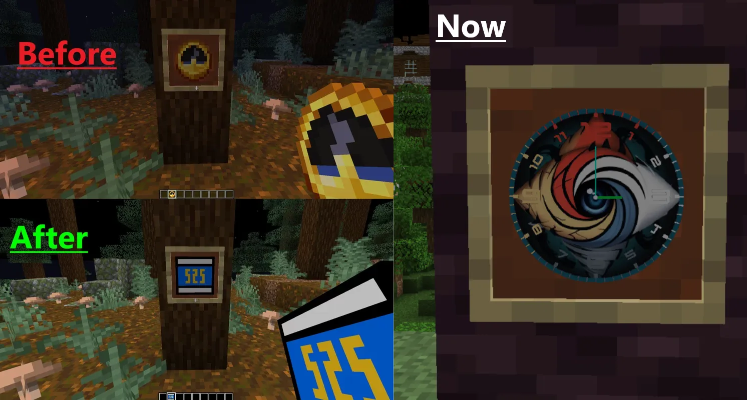 Clear Vision plus, Текстуры, Minecraft