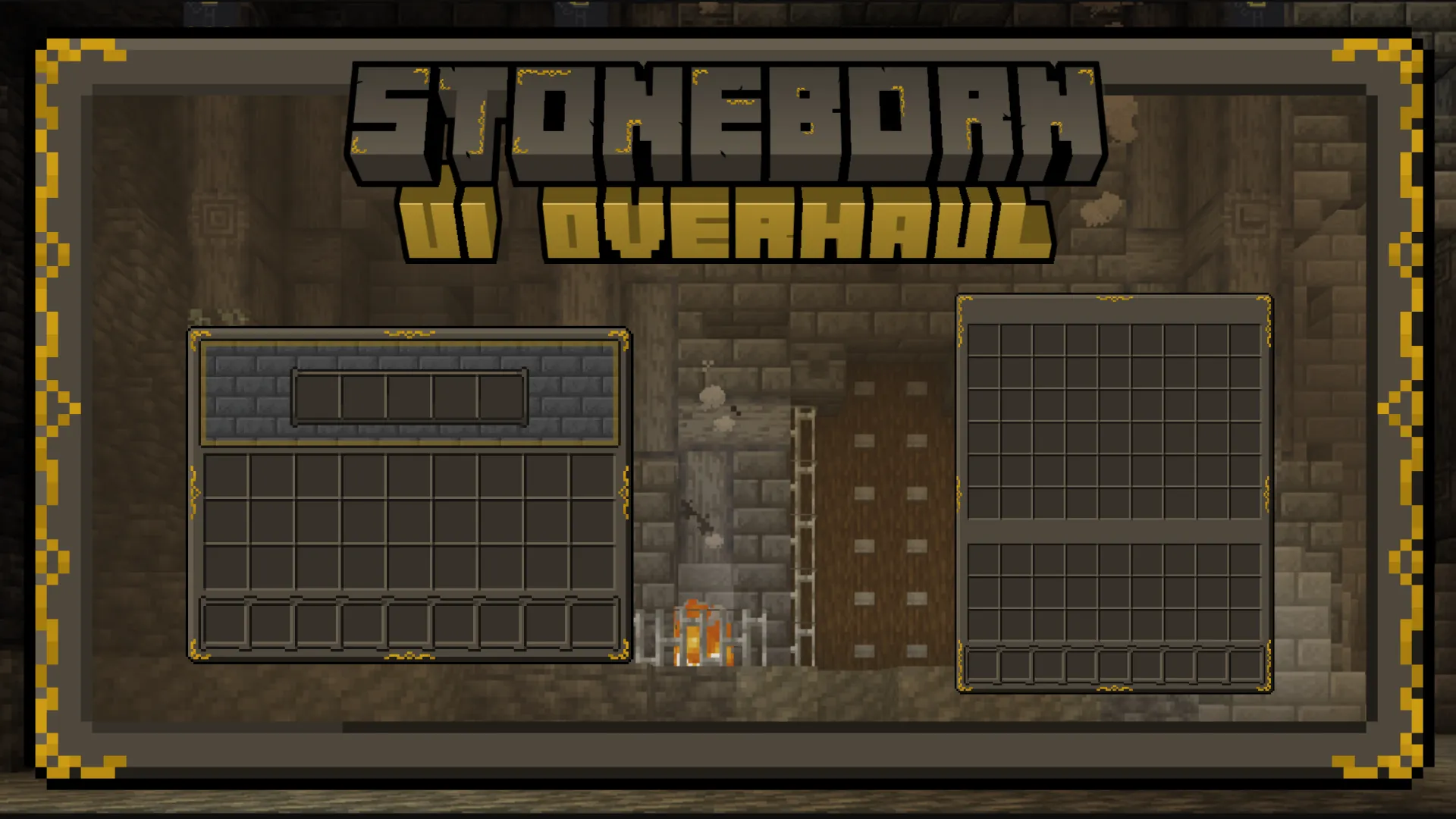 STONEBORN - Dwarven-Fantasy Inspired UI Overhaul, Текстуры, Minecraft