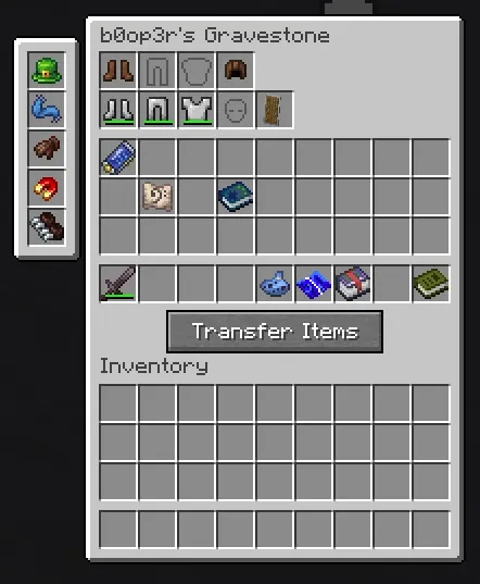 noes's Gravestones — скриншот 2 (Моды, Minecraft)