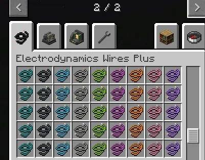 ED Wires Plus, Моды, Minecraft