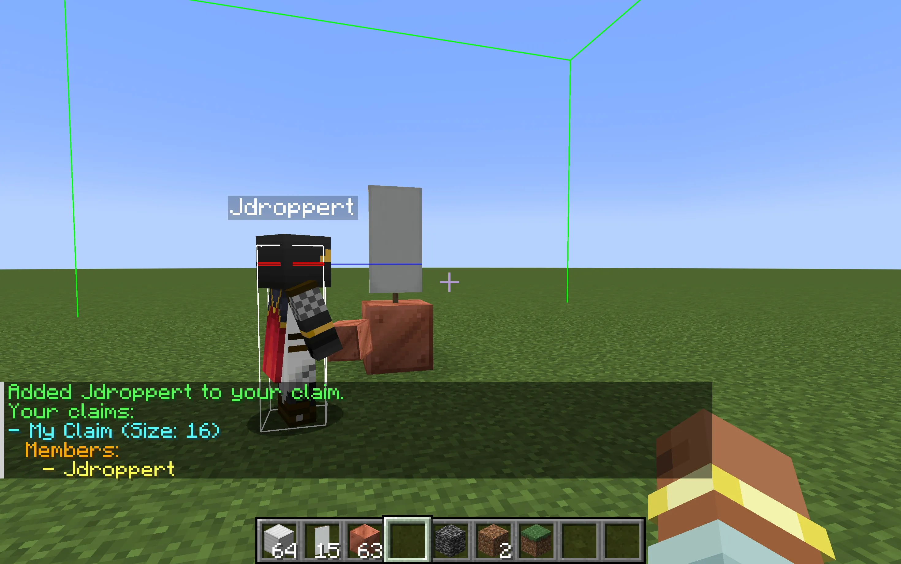 Banner Claim, Моды, Minecraft