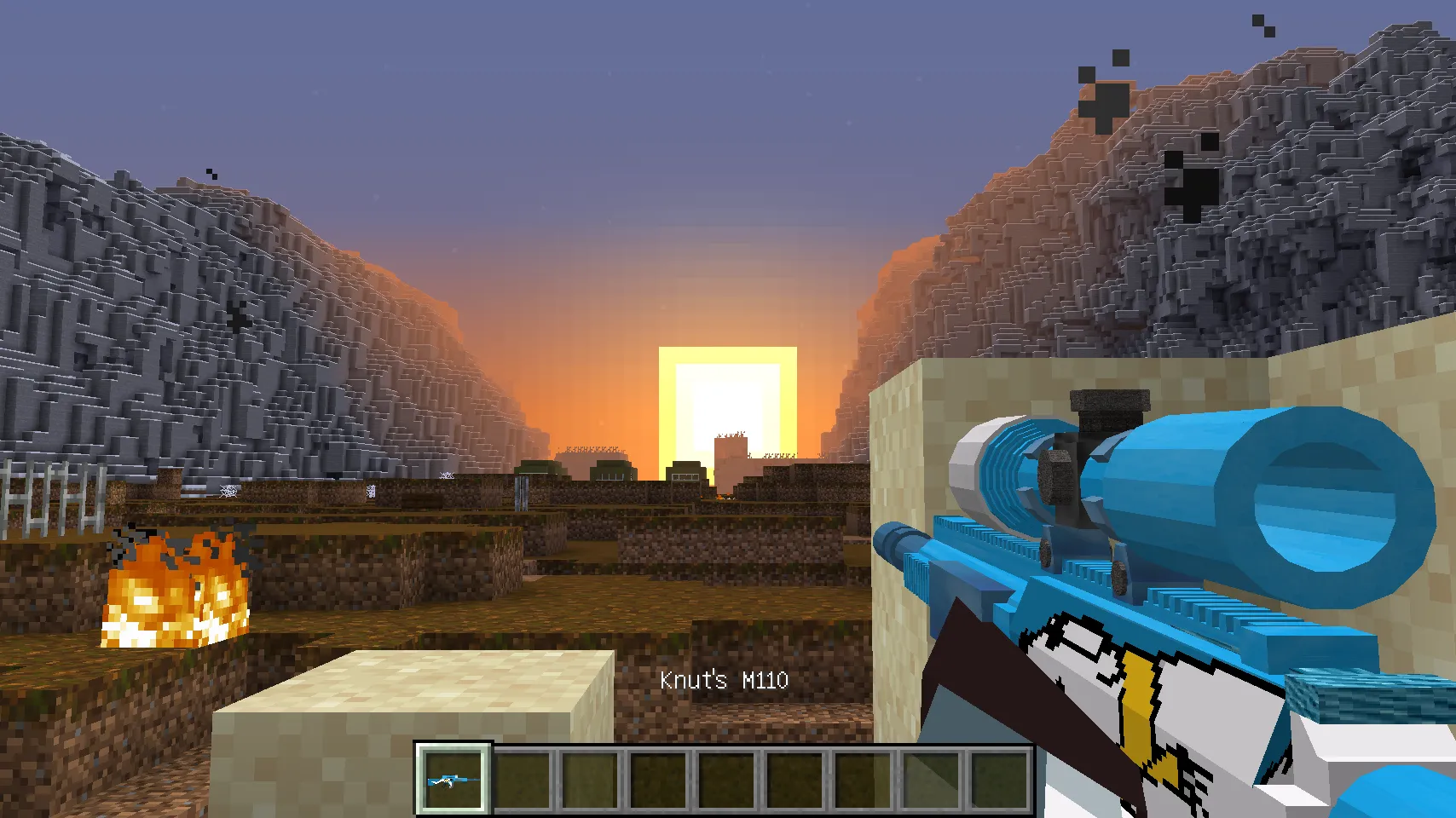 A.V.A - Alliance of Valiant Arms Guns, Моды, Minecraft