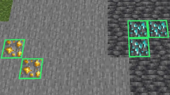 AshenOG's Economy Centered Visible Ore Borders! — скриншот 2 (Текстуры, Minecraft)