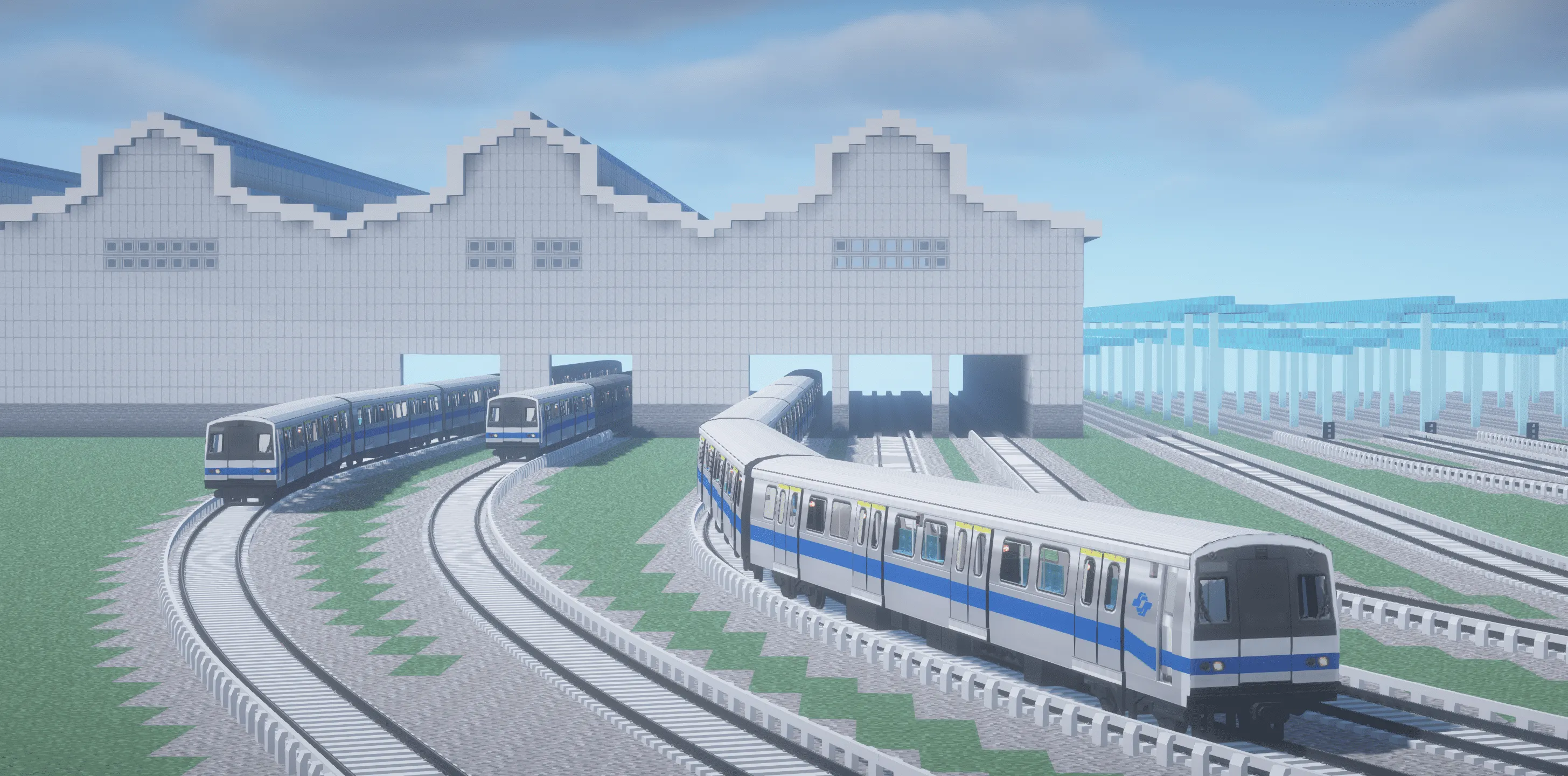 MTR Taipei Metro Expansion Pack — скриншот 2 (Текстуры, Minecraft)