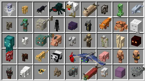 Spawn Egg Models — скриншот 2 (Моды, Minecraft)