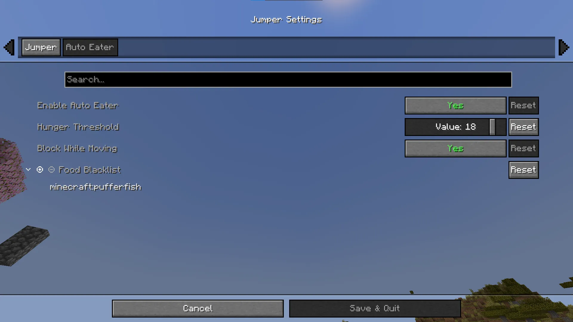 Jumper, Моды, Minecraft