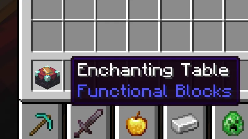 Undopia Book on Enchanting Table — скриншот 1 (Текстуры, Minecraft)