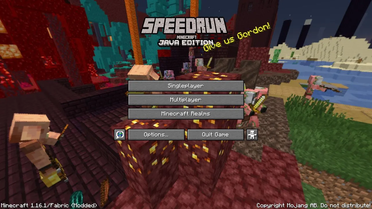 VR Speedrun Logo — скриншот 3 (Текстуры, Minecraft)
