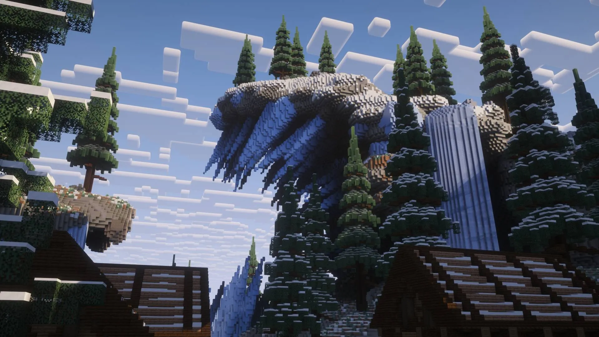 Ice Castle - Survival Spawn, Карты, Minecraft