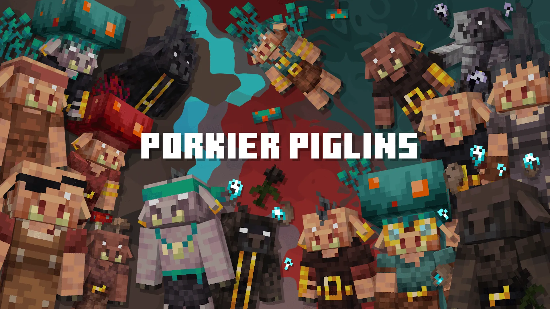 Porkier Piglins, Текстуры, Minecraft