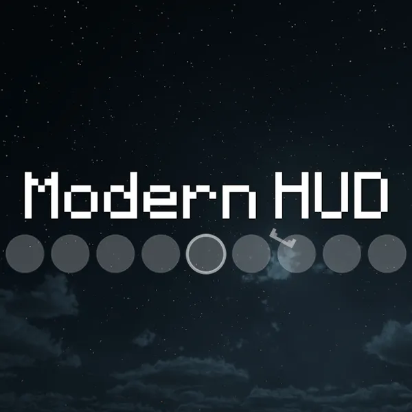 ModernHUD — скриншот 3 (Текстуры, Minecraft)