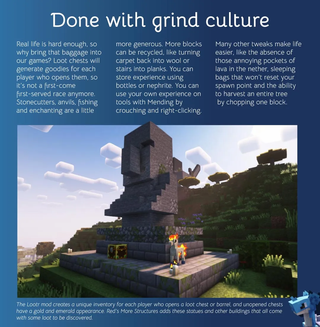 Comfy Cobble Creatures, Модпаки, Minecraft
