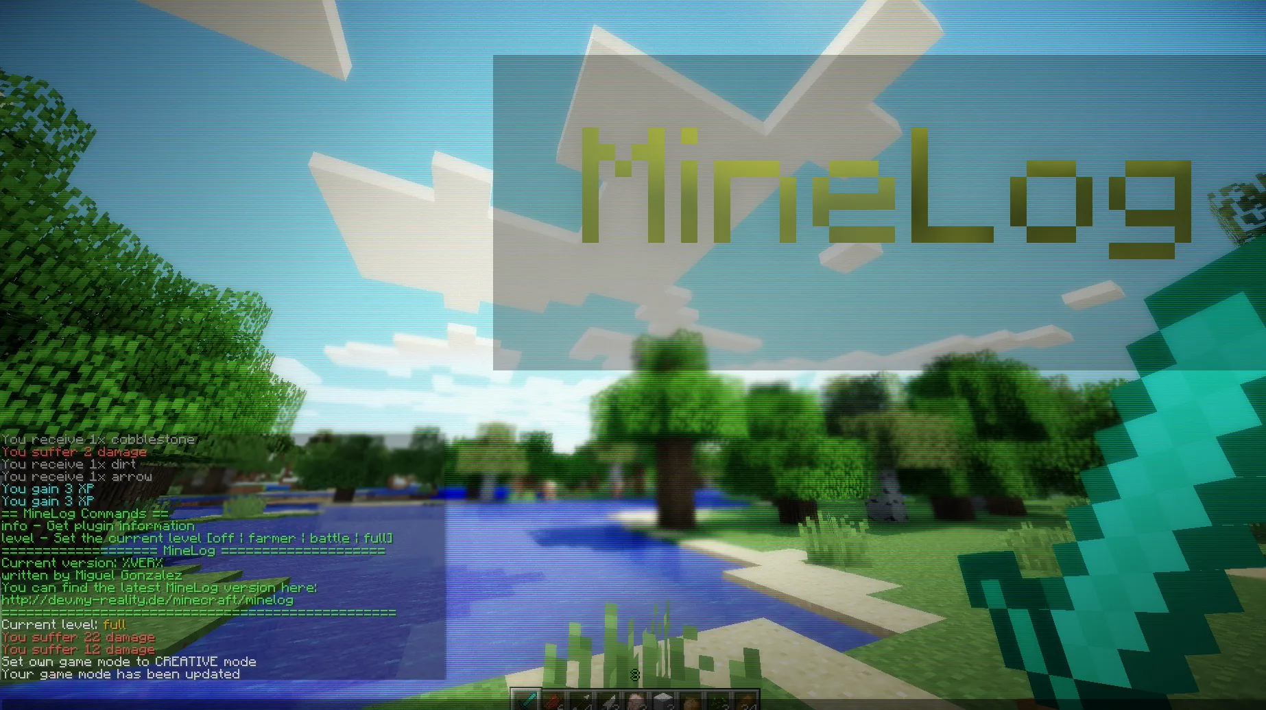 MinecraftLog — скриншот 1 (Плагины, Minecraft)