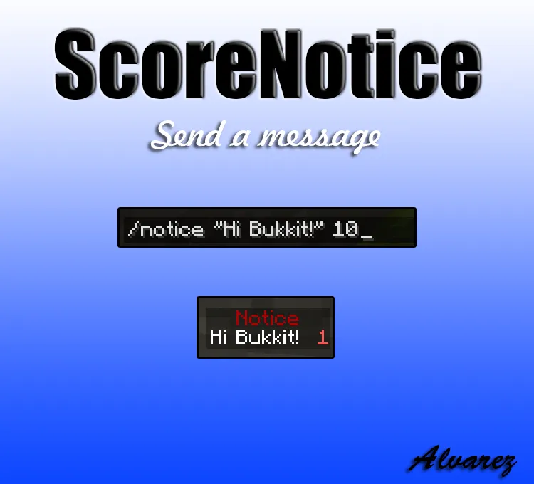 ScoreNotice — скриншот 1 (Плагины, Minecraft)