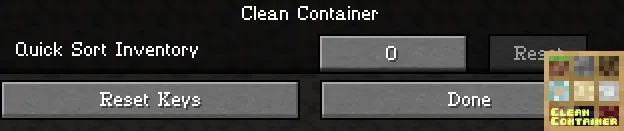 CleanContainer, Моды, Minecraft