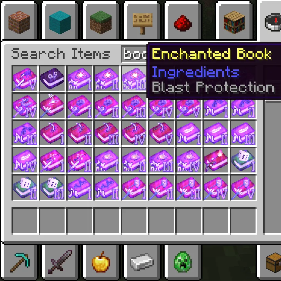 Clear Enchanted Books — скриншот 1 (Текстуры, Minecraft)