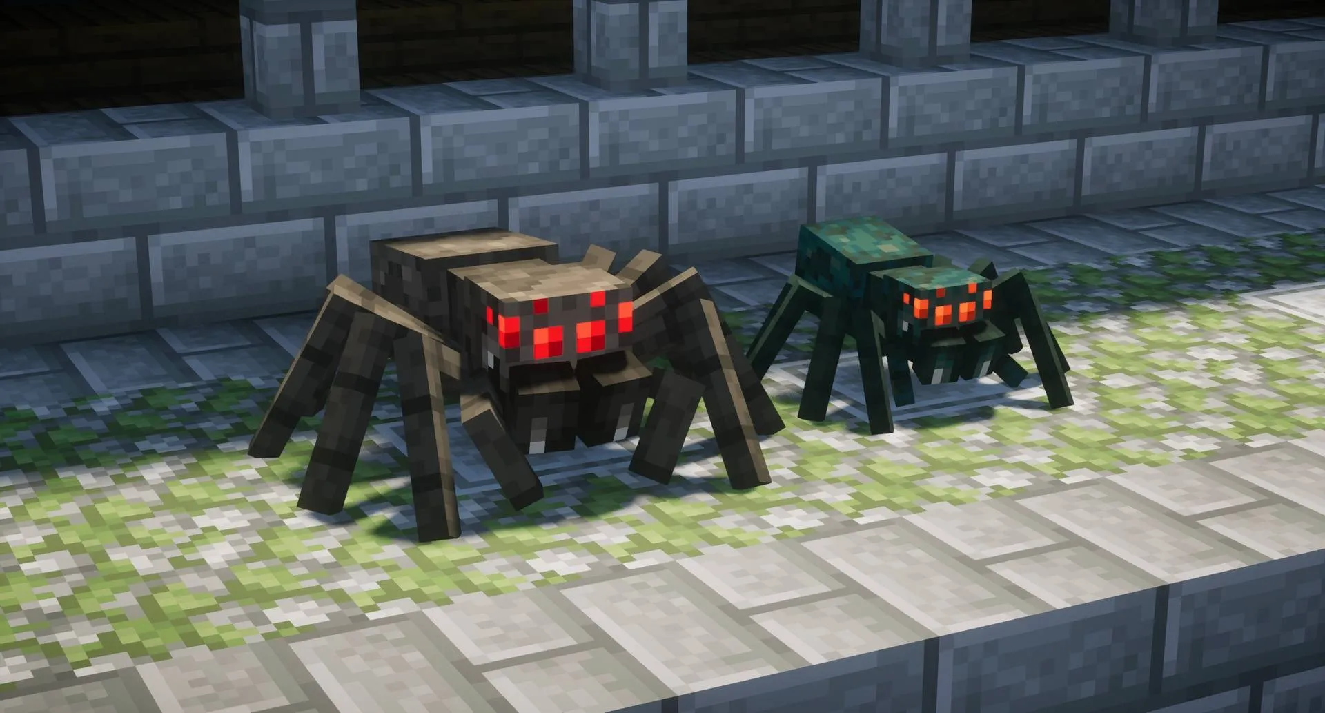Fresh Animations: Spiders, Текстуры, Minecraft