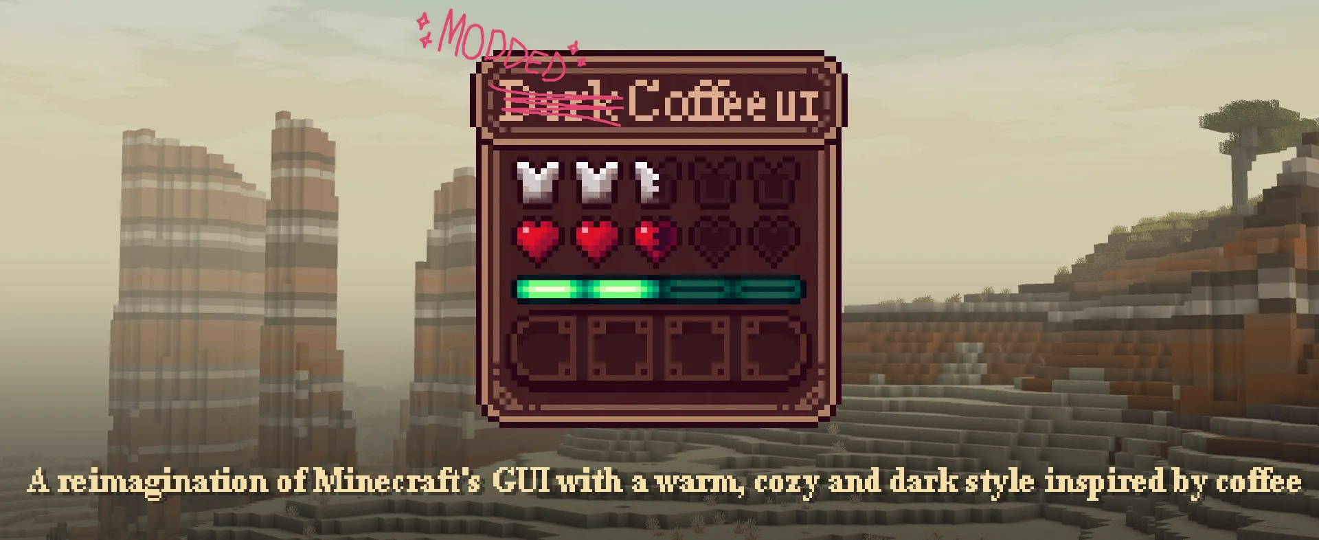 Modded Coffee GUI, Текстуры, Minecraft