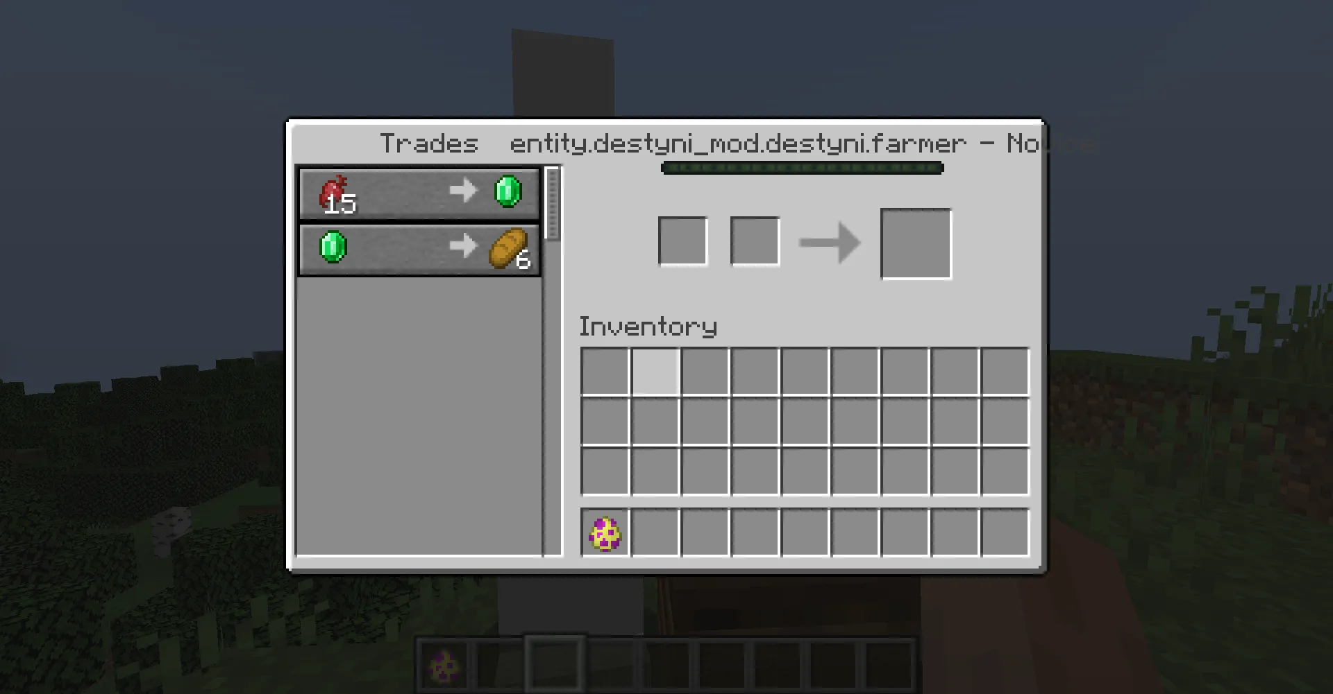 Destyno, Моды, Minecraft