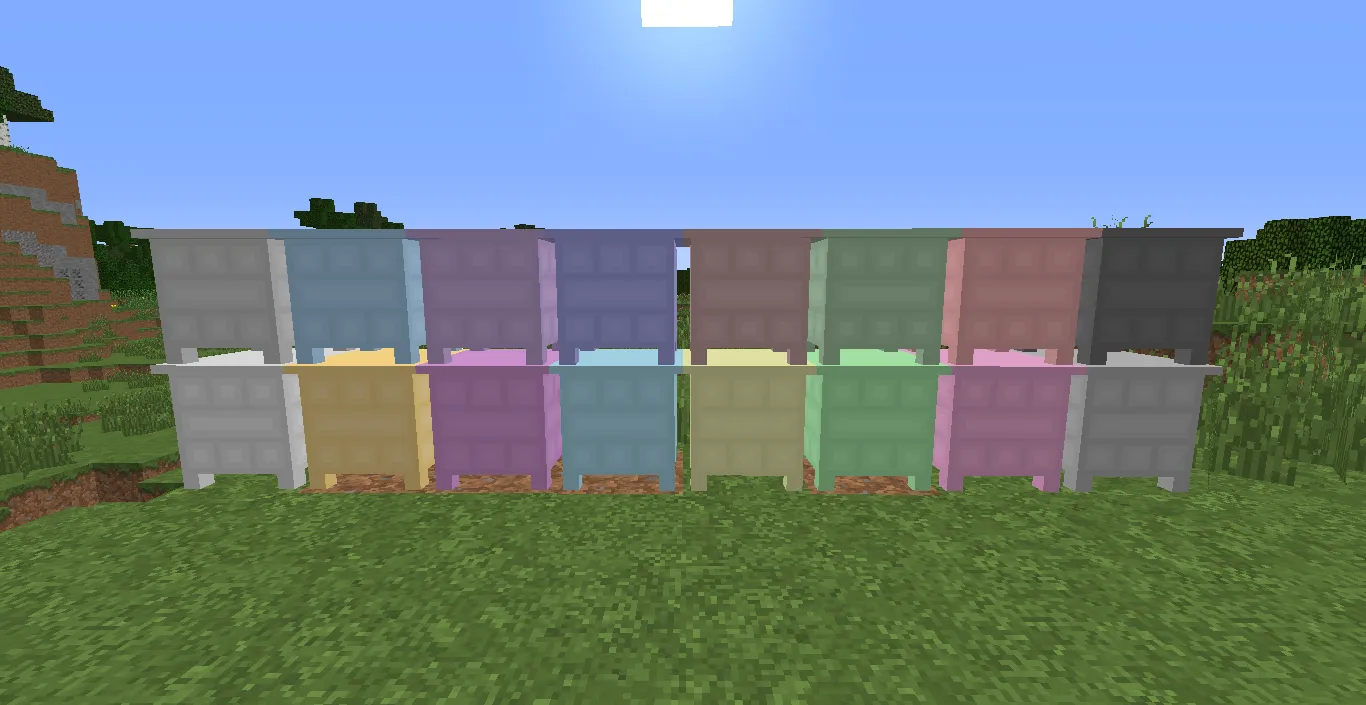 Dyed Blocks, Моды, Minecraft