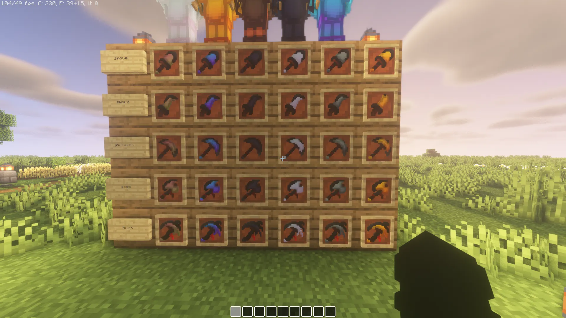 Nuub's Armors And Tools, Текстуры, Minecraft