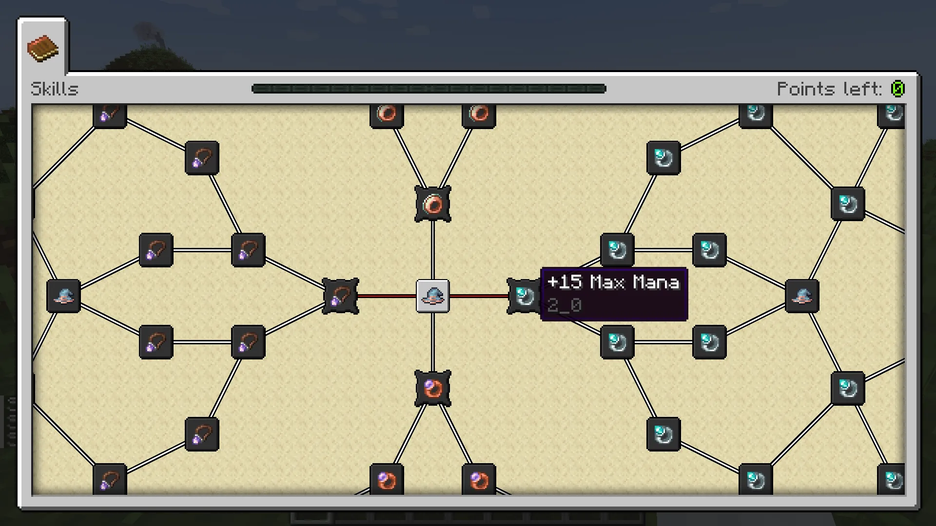 Unofficial Iron's Spells 'n Spellbooks Skill Tree — скриншот 7 (Моды, Minecraft)