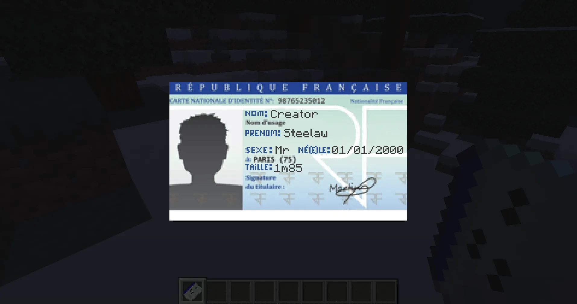 Id Card, Моды, Minecraft