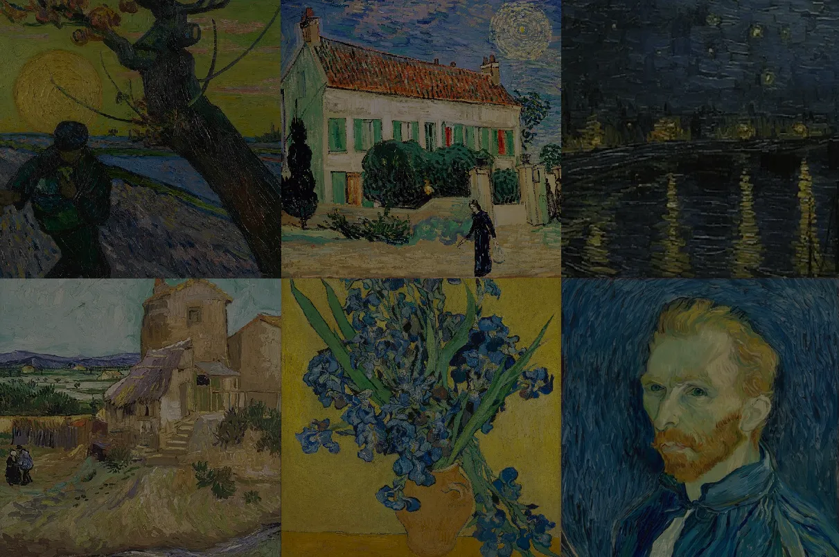 Vincent Van Gogh's Paintings — скриншот 2 (Текстуры, Minecraft)