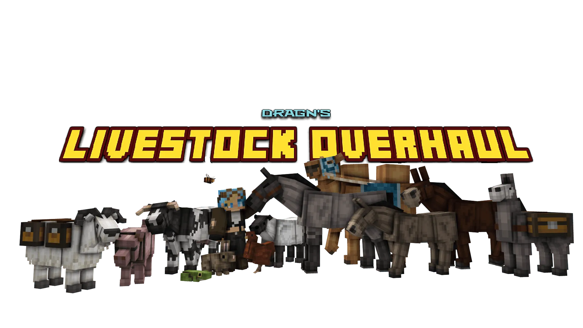 DragN's Livestock Overhaul! — скриншот 2 (Моды, Minecraft)