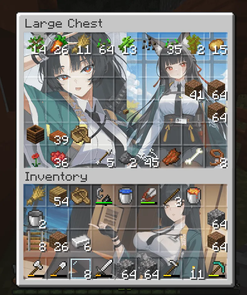 HD Myiabi UI, Текстуры, Minecraft