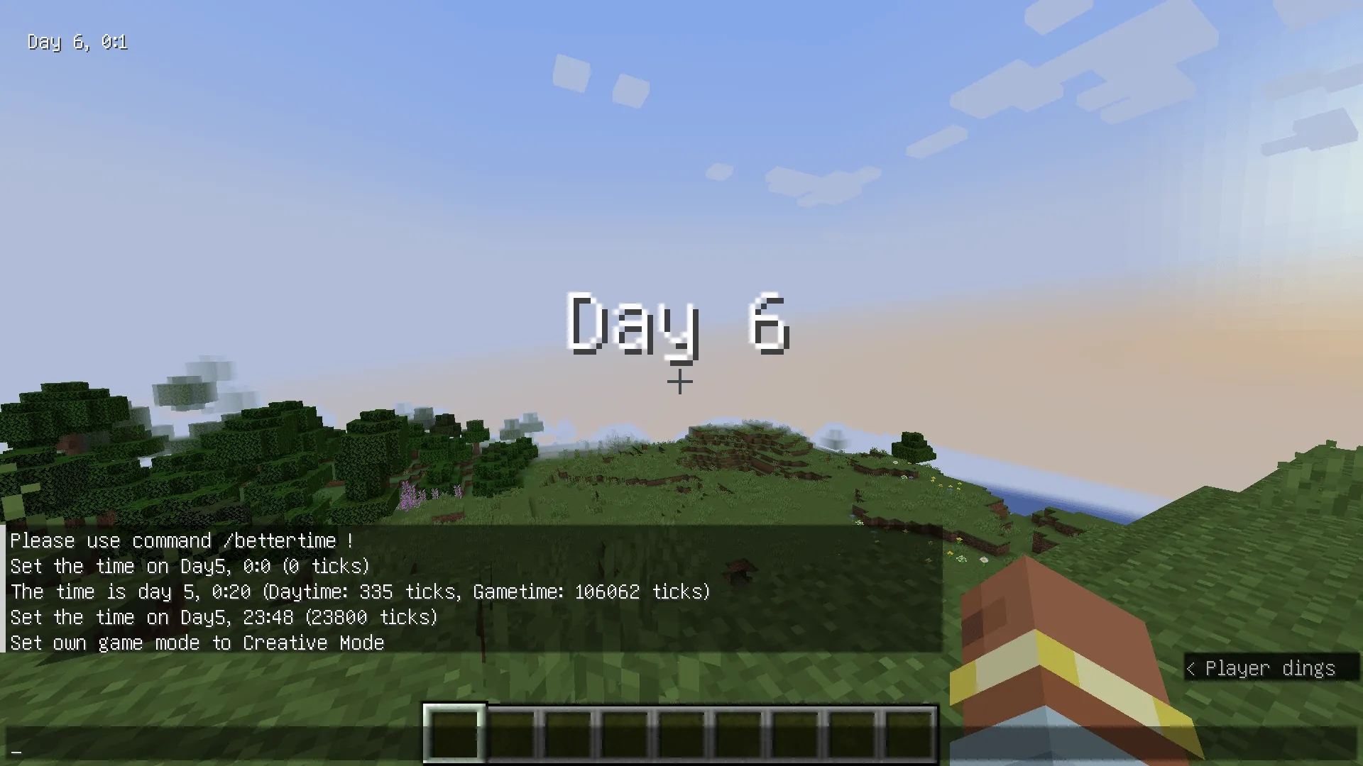 BetterTime, Моды, Minecraft