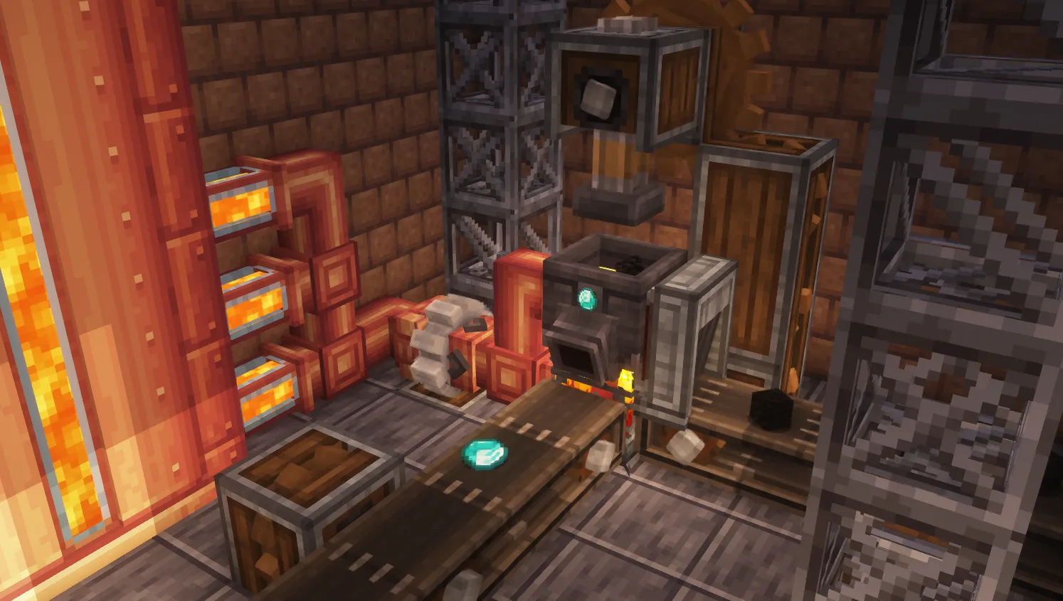 Create: Ultimate Factory [Datapack] — скриншот 1 (Текстуры, Minecraft)