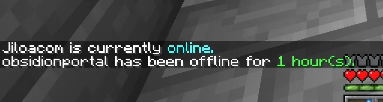 WhoWasOn? — скриншот 1 (Плагины, Minecraft)