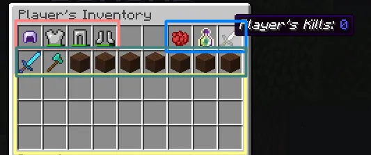 Spectator sees Player Inventory and KillCount — скриншот 1 (Плагины, Minecraft)