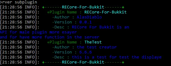 RE: Core for bukkit — скриншот 3 (Плагины, Minecraft)