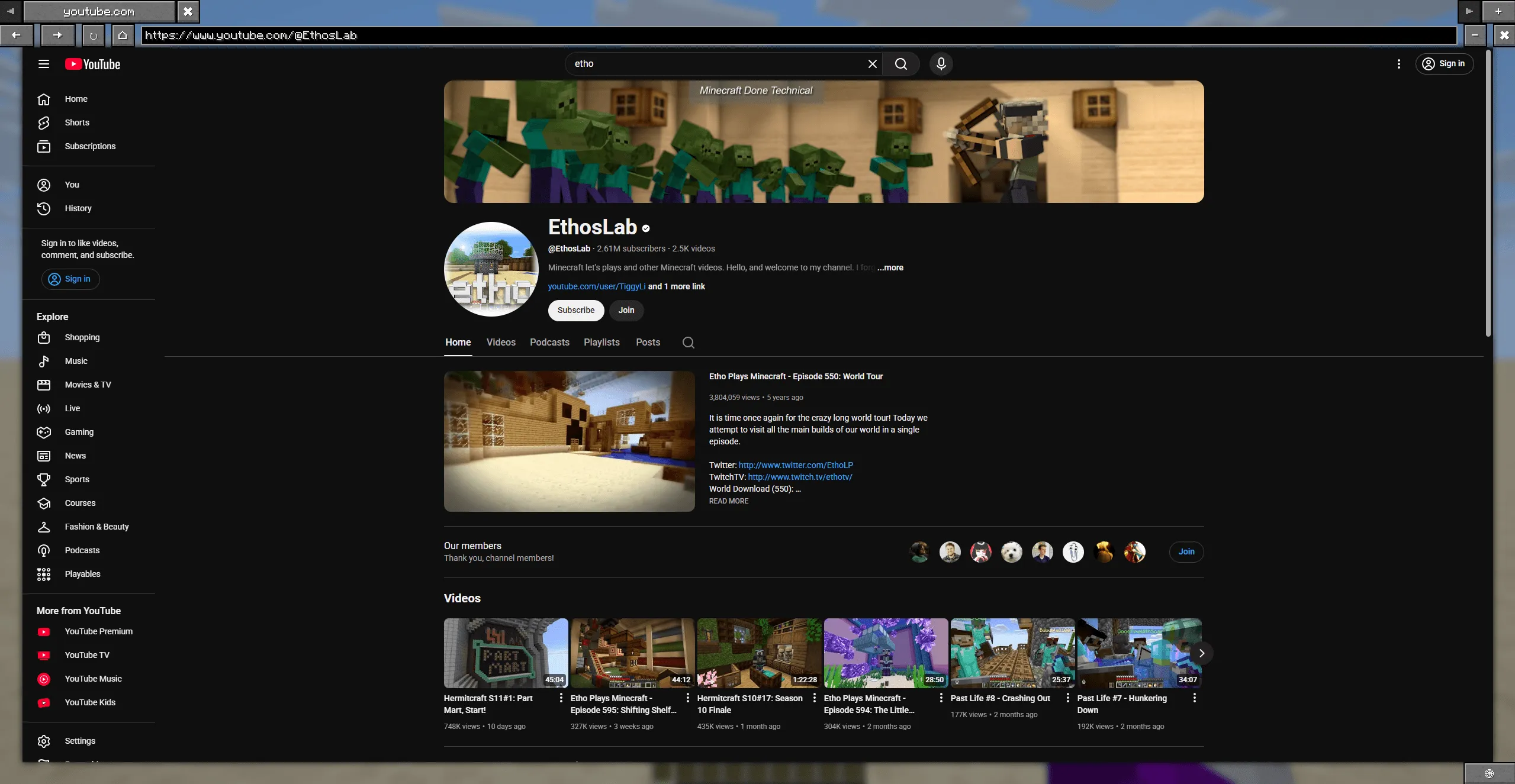 MineChromium, Моды, Minecraft
