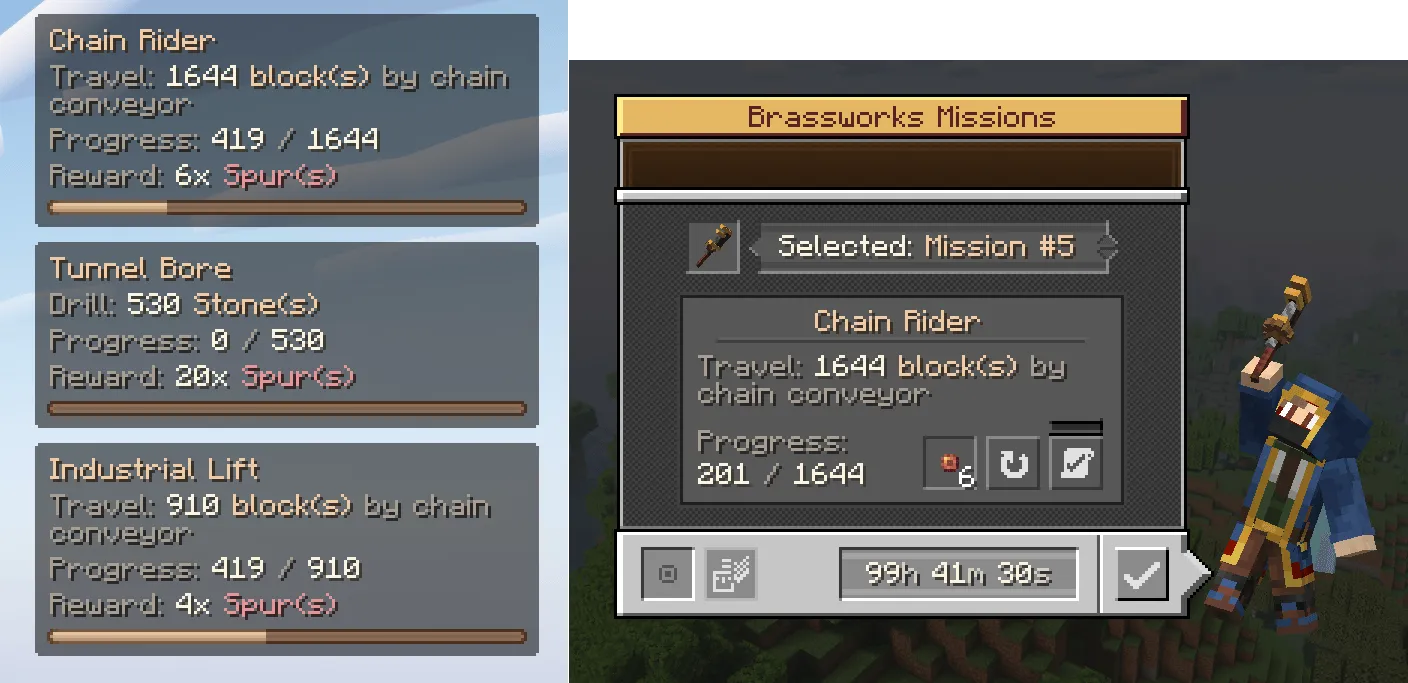 Create: Brassworks Missions, Моды, Minecraft