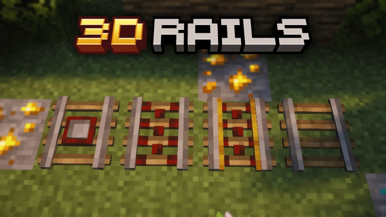 Rails 3D - Heycronus — скриншот 1 (Текстуры, Minecraft)