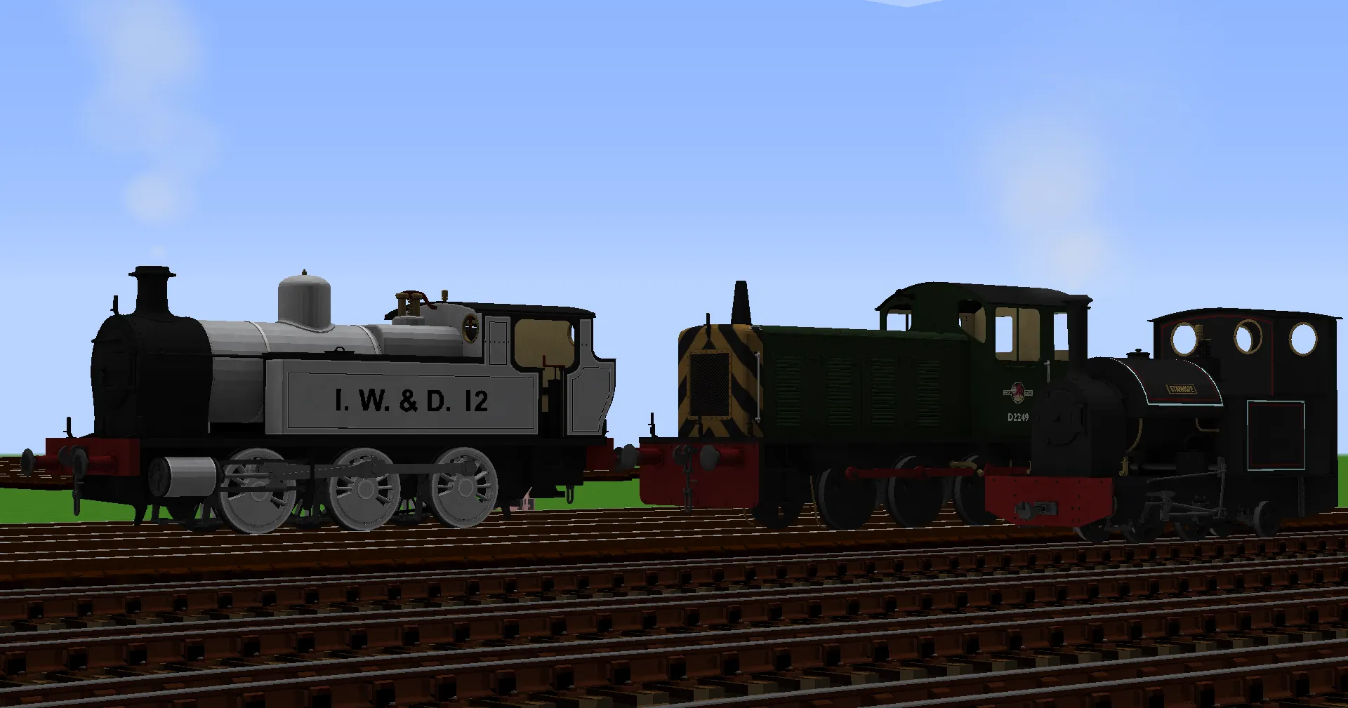 Harry's British Locomotives: Industrials, Shunters & More, Текстуры, Minecraft