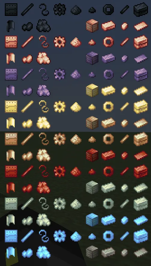 Ropyxa Recourses (RR), Моды, Minecraft