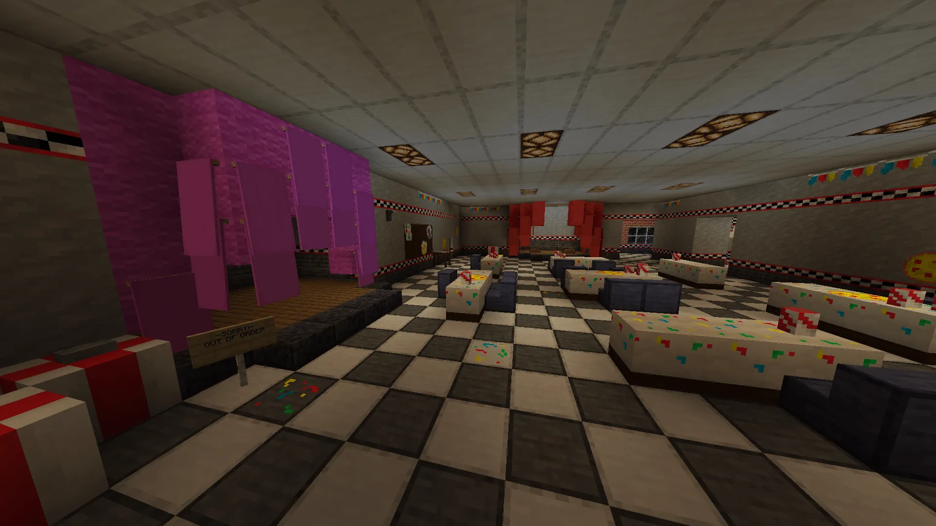 Fazbear’s Pizza (HW) — скриншот 6 (Карты, Minecraft)
