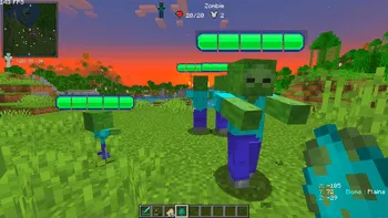 Health Bar Indicator — скриншот 1 (Моды, Minecraft)