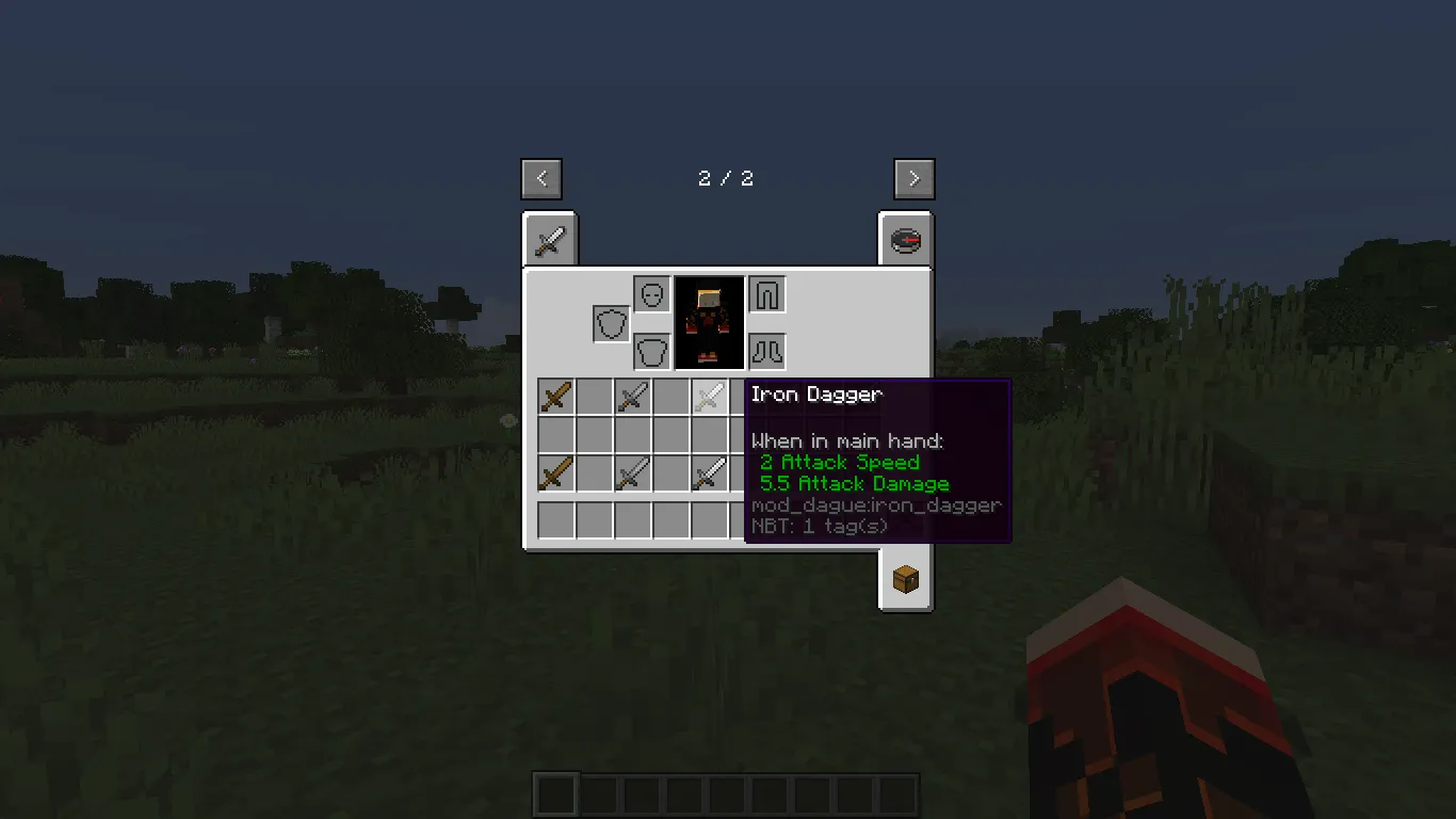 Dagger Mod — скриншот 4 (Моды, Minecraft)